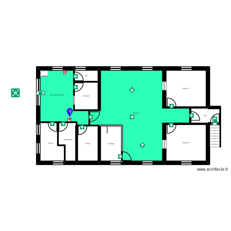 Valenton projet Jordan evac 2. Plan de 0 pièce et 0 m2