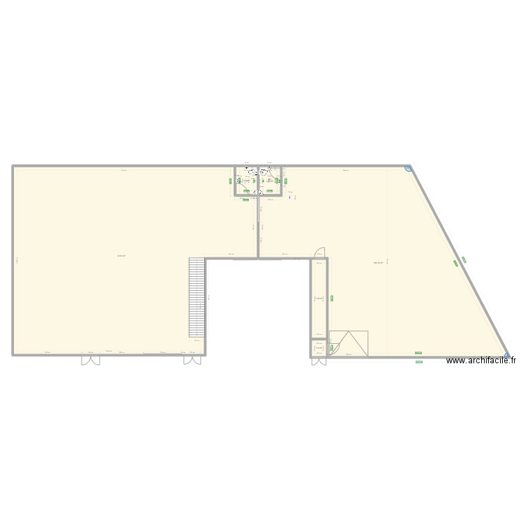 plan nouvelle aile. Plan de 0 pièce et 0 m2