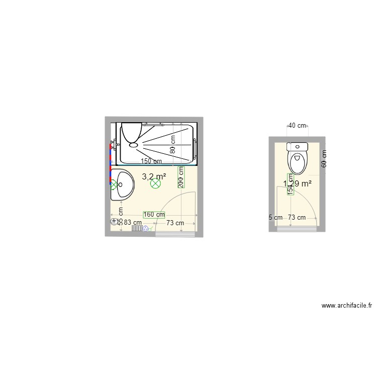 BOUQUAND rénové. Plan de 0 pièce et 0 m2