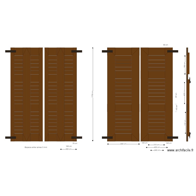 Volets ext. Plan de 0 pièce et 0 m2