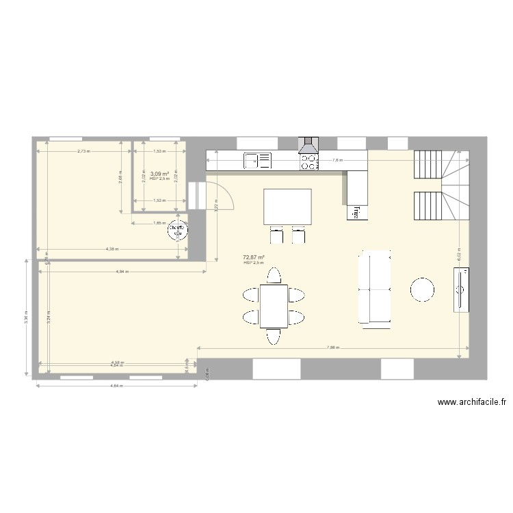 maison 2. Plan de 0 pièce et 0 m2