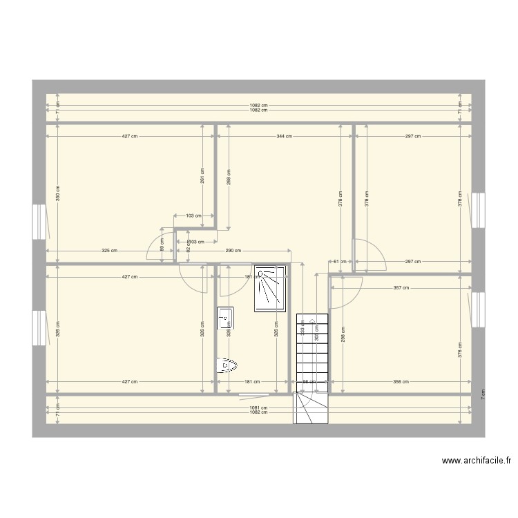 fournier étage. Plan de 0 pièce et 0 m2