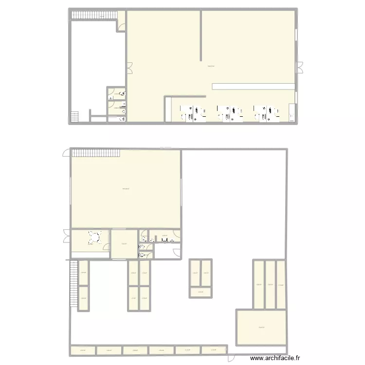 upstairs display area v4. Plan de 