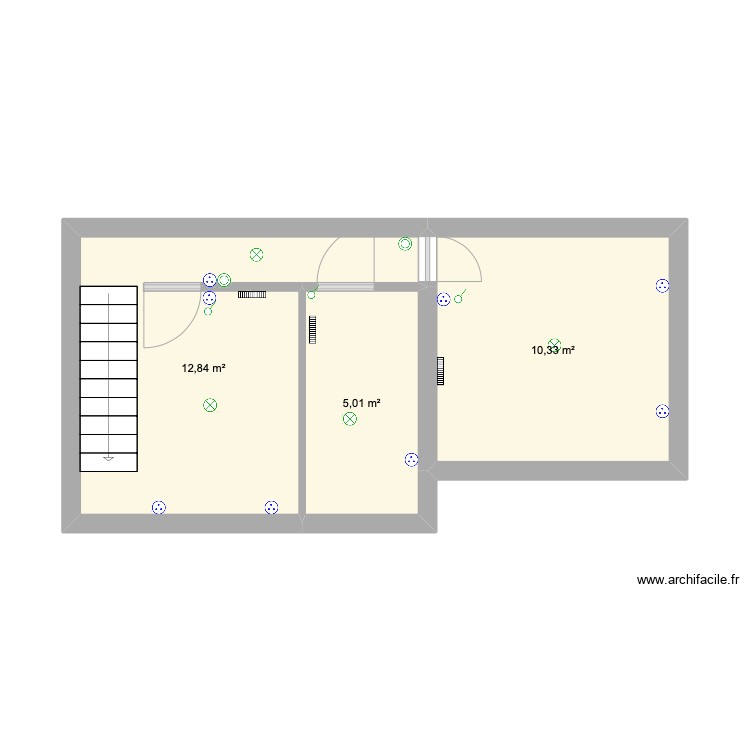 Lecarpentier &eacute;tage. Plan de 0 pièce et 0 m2