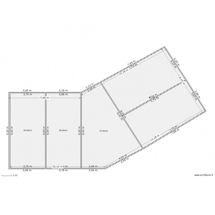 mesures UT. Plan de 0 pièce et 0 m2