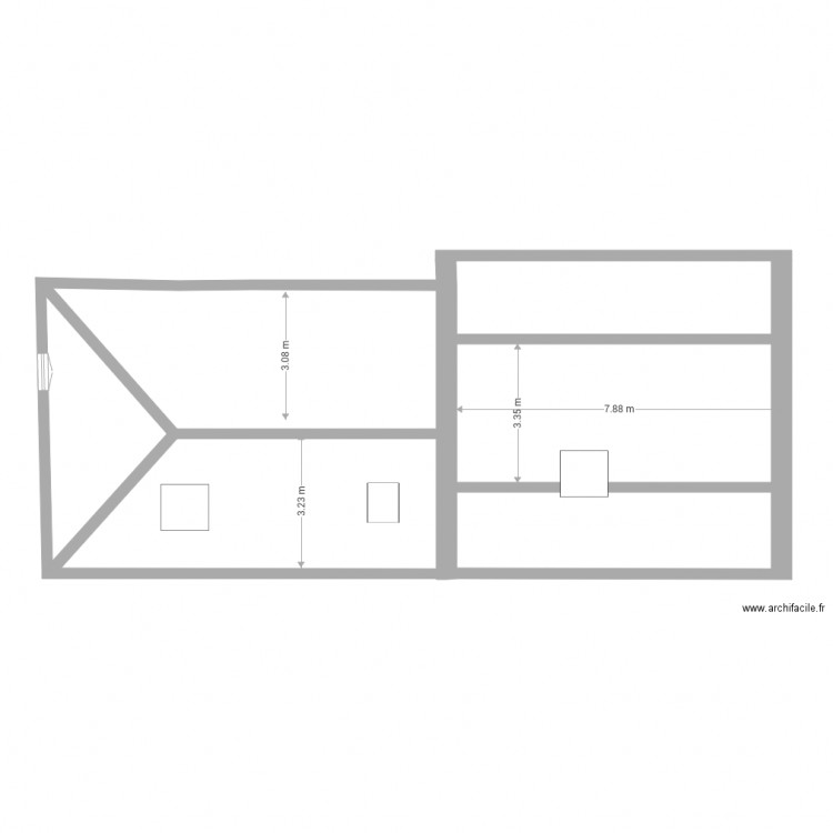 maison etage velux1. Plan de 0 pièce et 0 m2