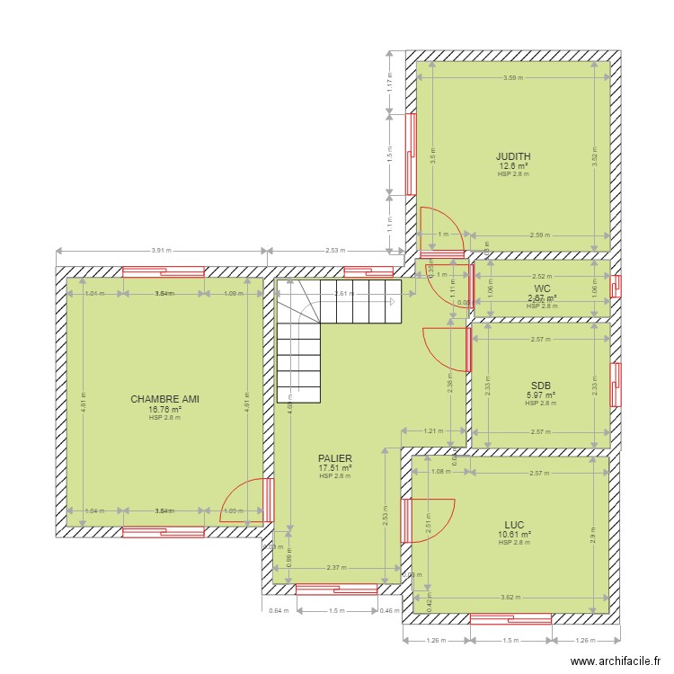 64 DOUAI. Plan de 0 pièce et 0 m2