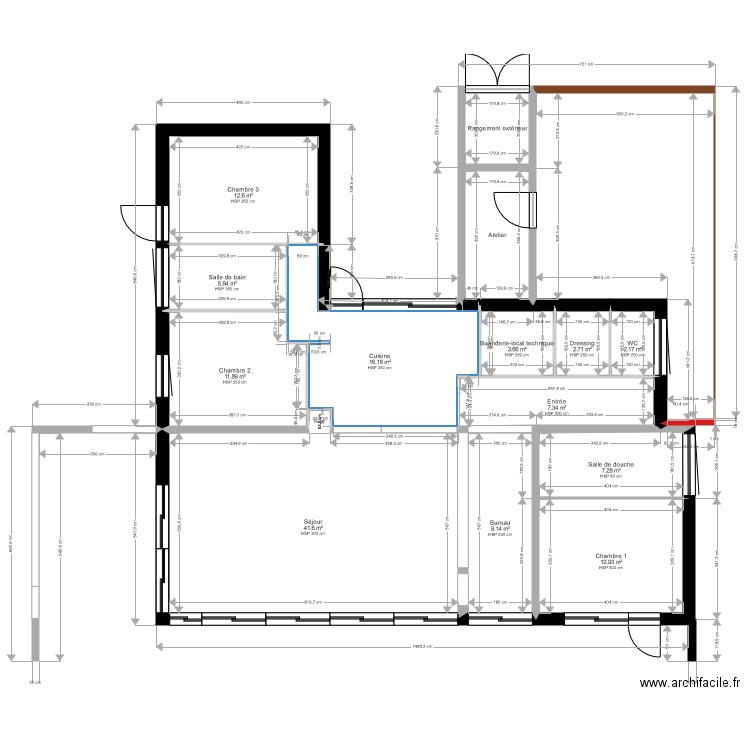 Maison Belette Joyeuse. Plan de 0 pièce et 0 m2