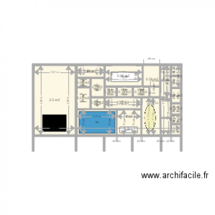 MEUBLE CHEMINE. Plan de 0 pièce et 0 m2