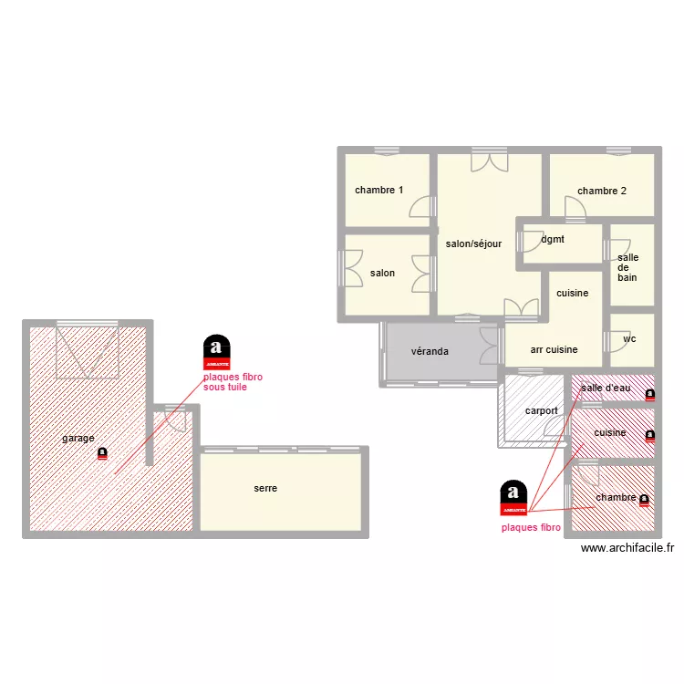 01186. Plan de 15 Pièces et 175 m² 01186. Plan de 15 Pièces et 175 m²