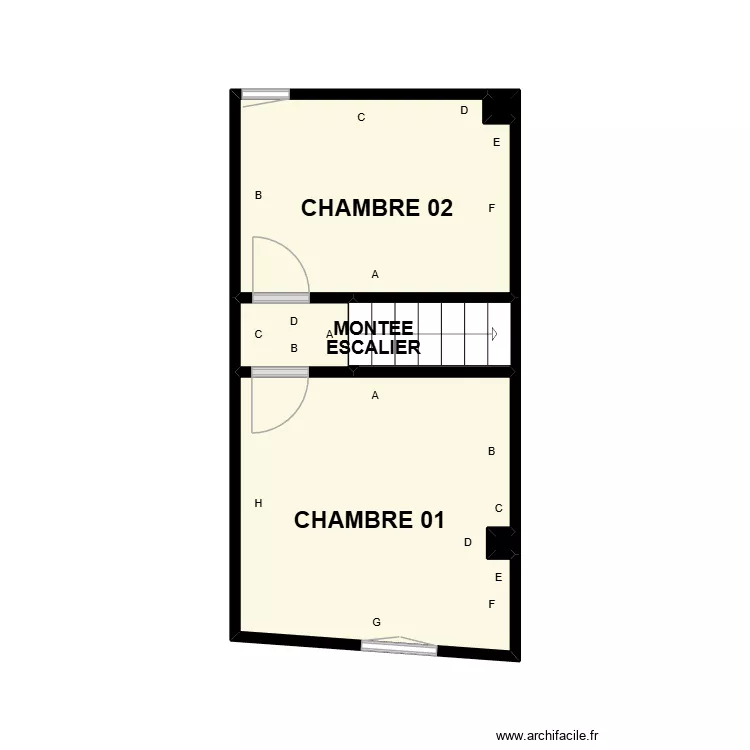 PLAN PLB AIMARGUES ETAGE. Plan de 