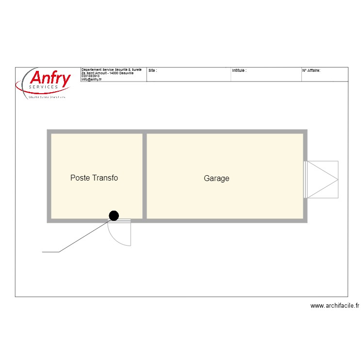 Mannoir Tourgéville Poste Transfo. Plan de 0 pièce et 0 m2