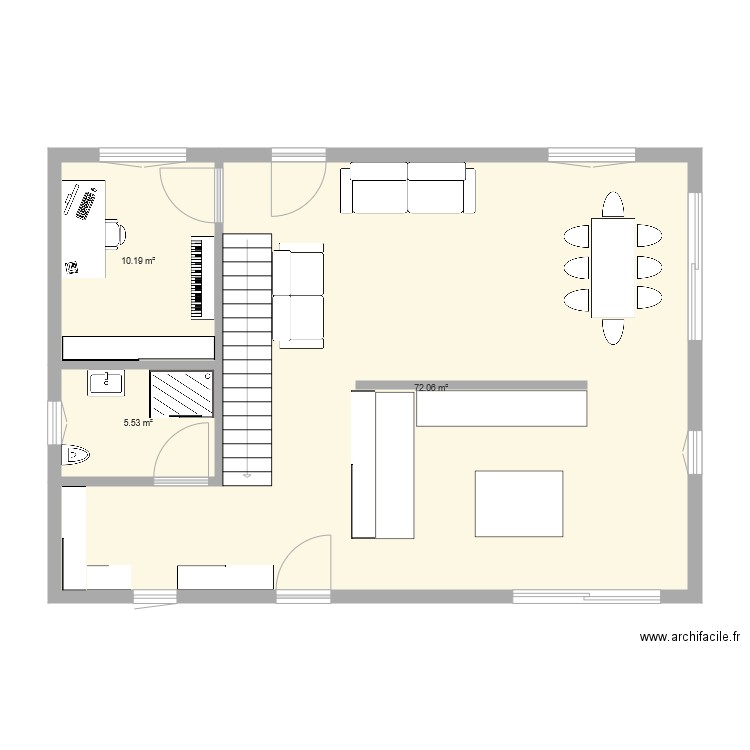 mounteillé. Plan de 0 pièce et 0 m2