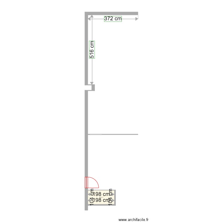 promenade. Plan de 0 pièce et 0 m2