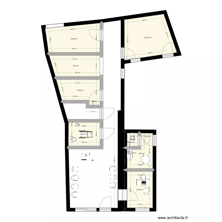 DR LACUSTEANU PLAN CABINET. Plan de 