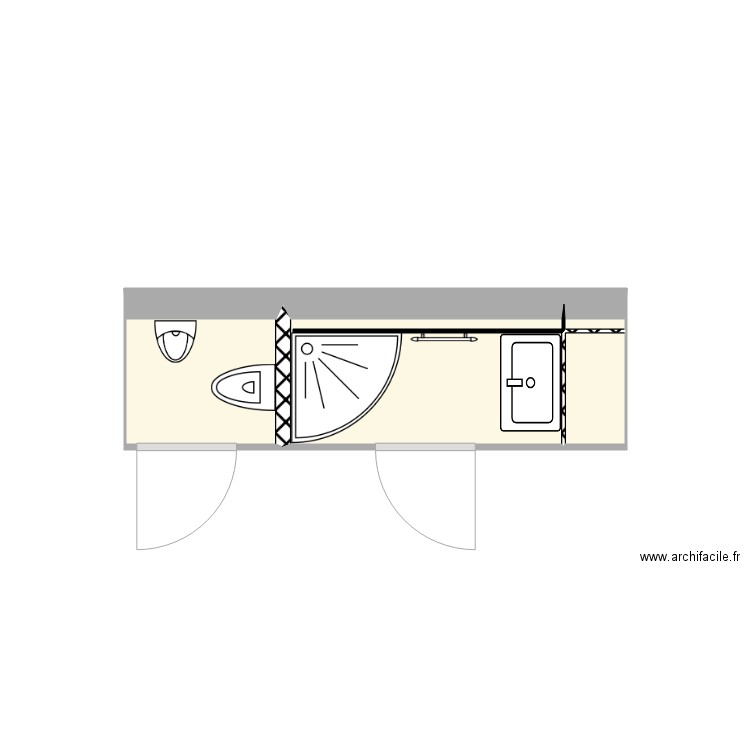 SDB St Cyr. Plan de 0 pièce et 0 m2