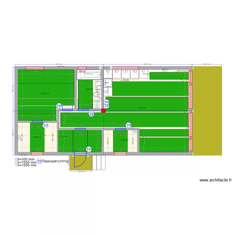 Семенково новое ТП. Plan de 