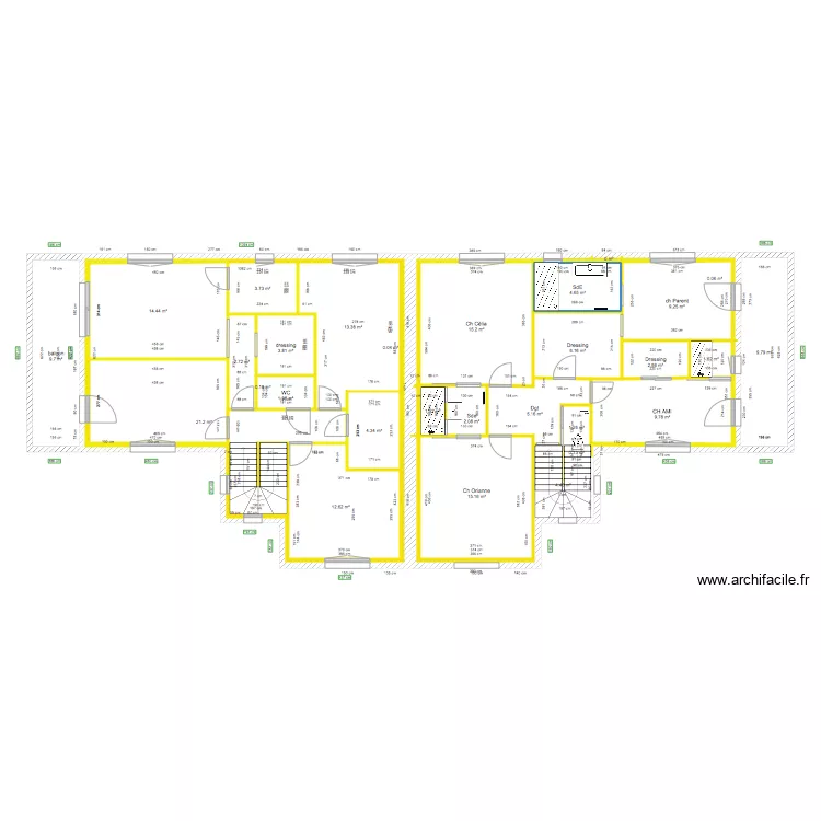 SAINT JULIEN étage . Plan de SAINT JULIEN étage . Plan de
