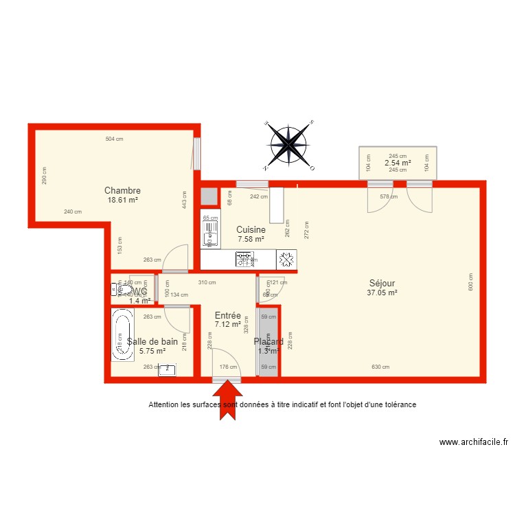 BI 2367 côté. Plan de 0 pièce et 0 m2