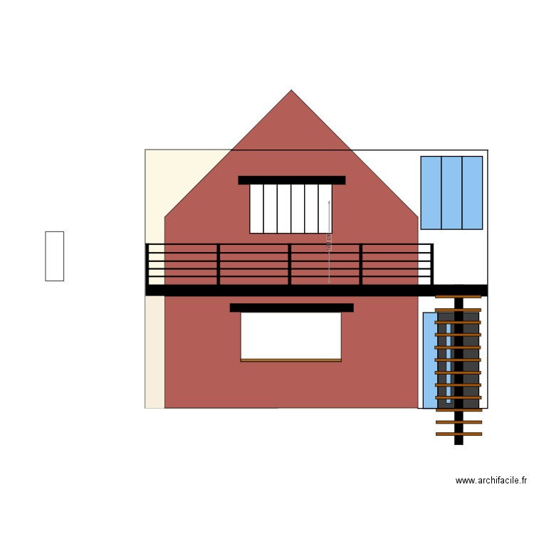 pignon séjour. Plan de 0 pièce et 0 m2