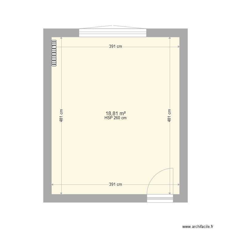 Ch 1 salon Boussingault. Plan de 0 pièce et 0 m2