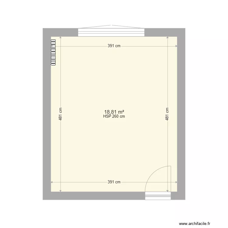 Ch 1 salon Boussingault. Plan de 