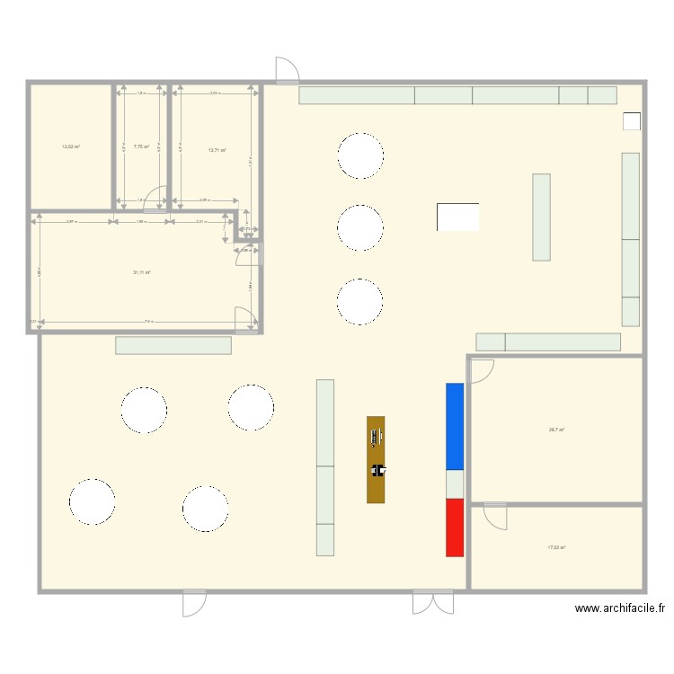 EQUIPEX NOUVEAU MAG 2. Plan de 7 pièces et 359 m2