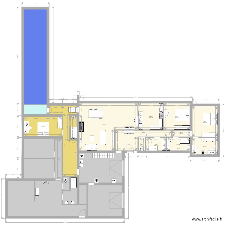 Vedrin 2020 piscine 18m 10. Plan de 0 pièce et 0 m2