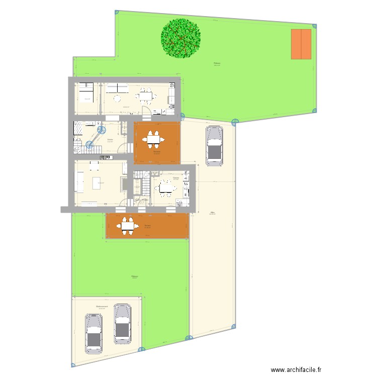 SCI Doelan implantation 2. Plan de 24 pièces et 647 m2