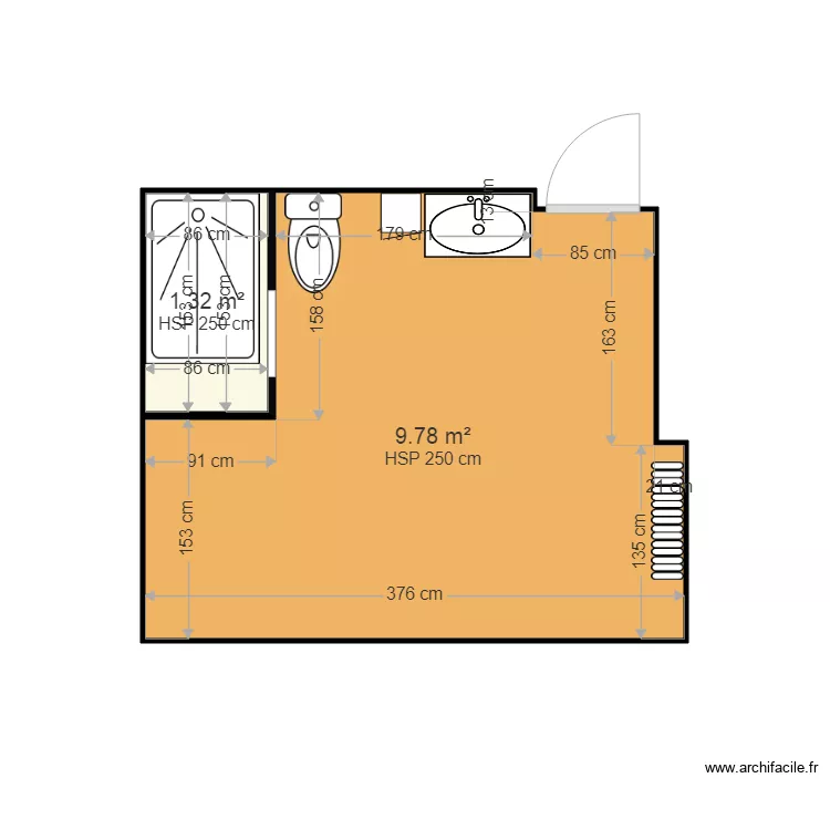 Salle de bain République. Plan de Salle de bain République. Plan de