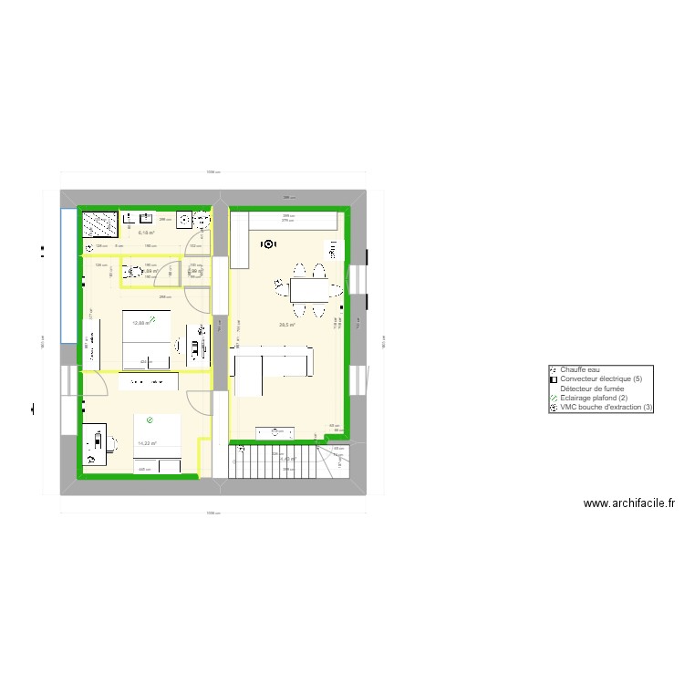 RDC du 21/04/2023 3ème. Plan de 0 pièce et 0 m2