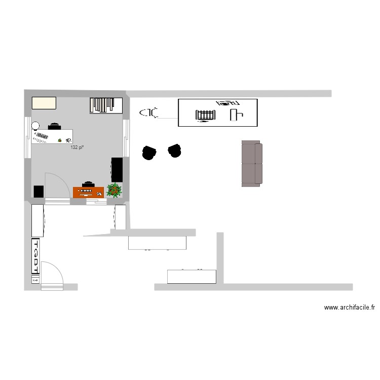 bureau2021. Plan de 0 pièce et 0 m2