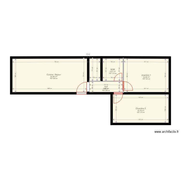 Apartement Raia. Plan de 0 pièce et 0 m2