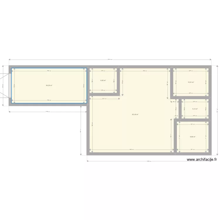 Maison Plain Pied 1. Plan de 
