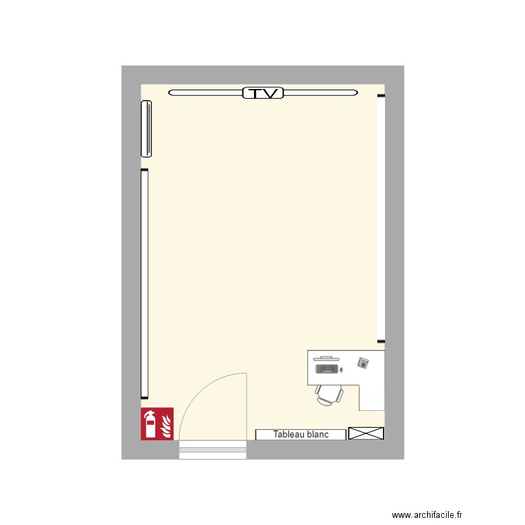 Bureau chefs de file. Plan de 0 pièce et 0 m2