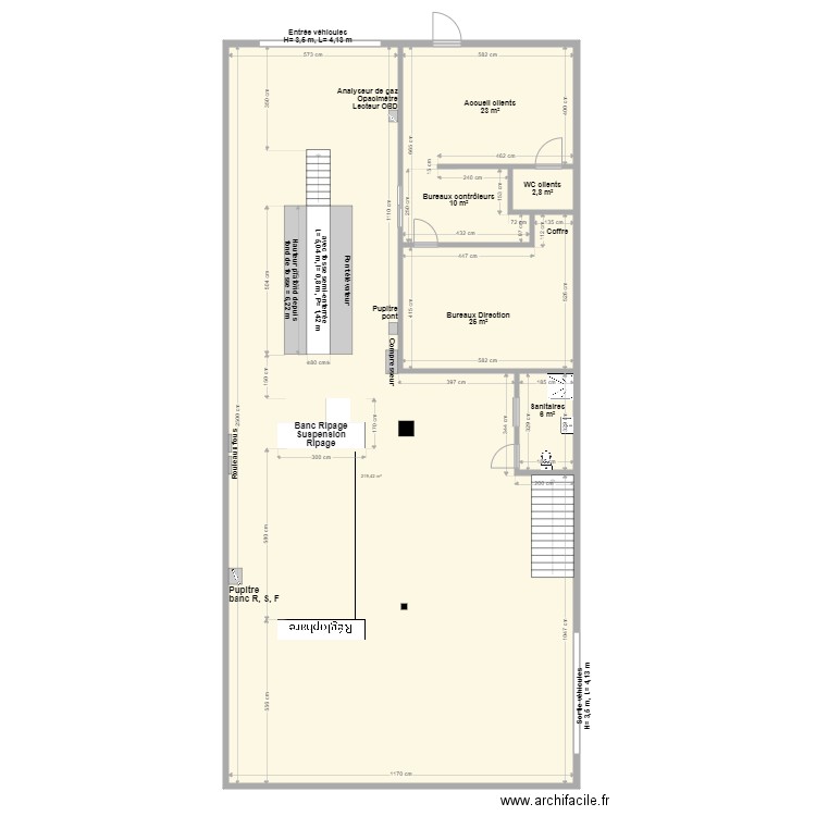 CCT VL ANGLET. Plan de 5 pièces et 287 m2