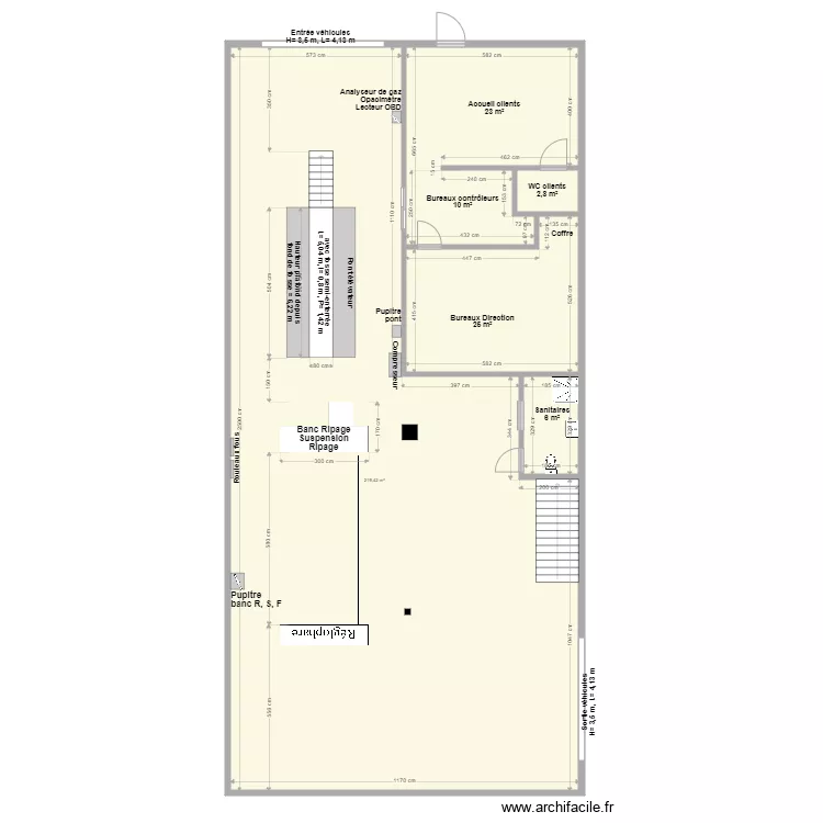 CCT VL ANGLET. Plan de 