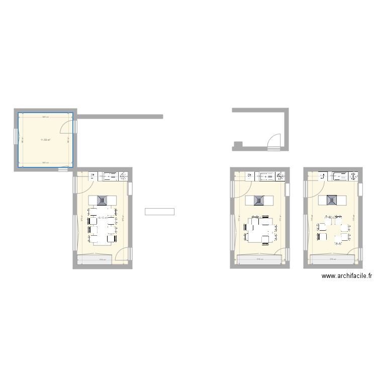 Cuisine3. Plan de 0 pièce et 0 m2