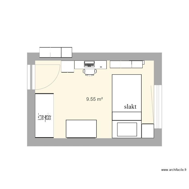chambre leandro. Plan de 0 pièce et 0 m2