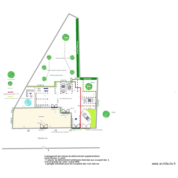 abc11. Plan de 1 pièce et 196 m2