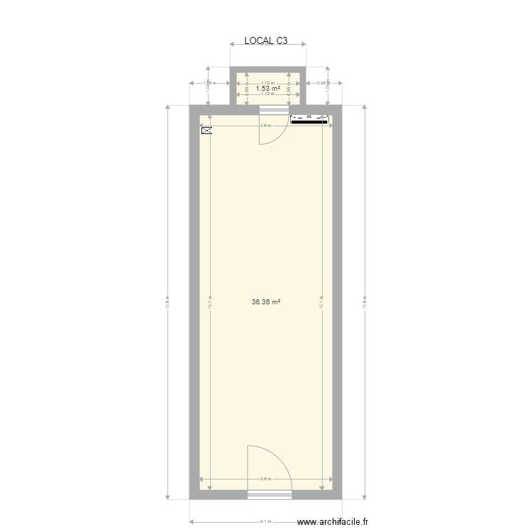 LOCAL C3. Plan de 0 pièce et 0 m2