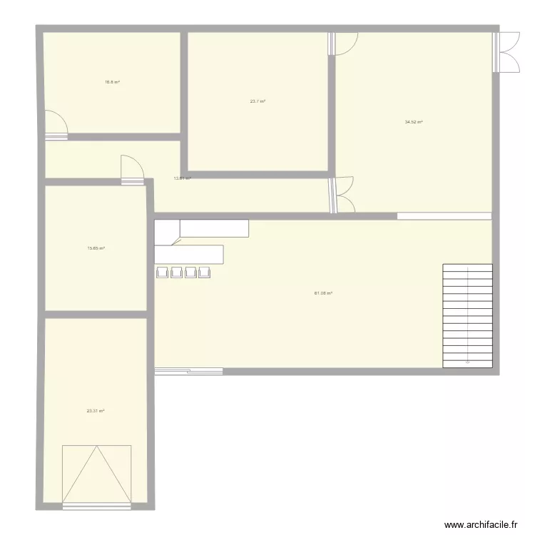 maison manga inde. Plan de 