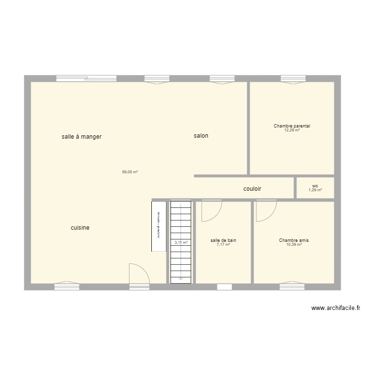 sous sol hélène. Plan de 0 pièce et 0 m2