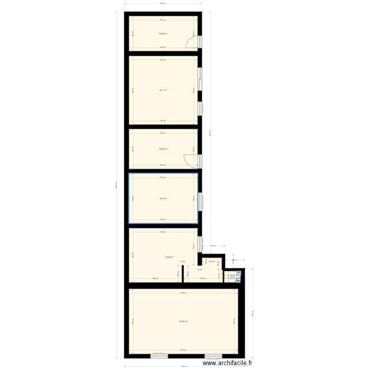 v3 cota. Plan de 0 pièce et 0 m2