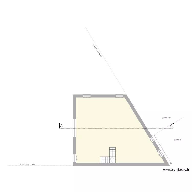plan de  etage. Plan de 