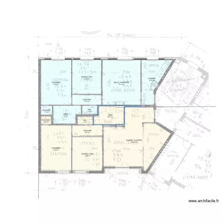 6 bisS distorsion horizontale APRES TRAVAUX. Plan de 6 bisS distorsion horizontale APRES TRAVAUX. Plan de