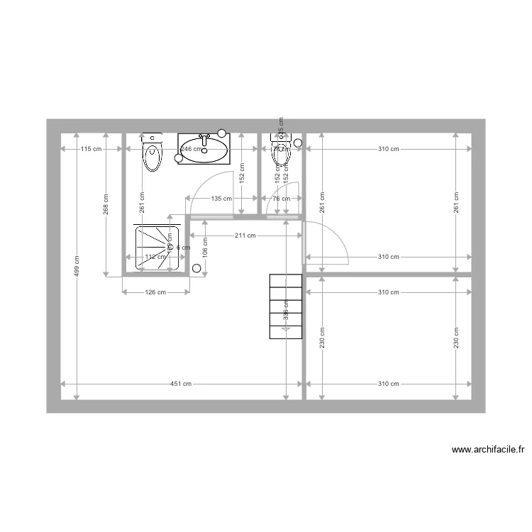 sdb penerf 3. Plan de sdb penerf 3. Plan de