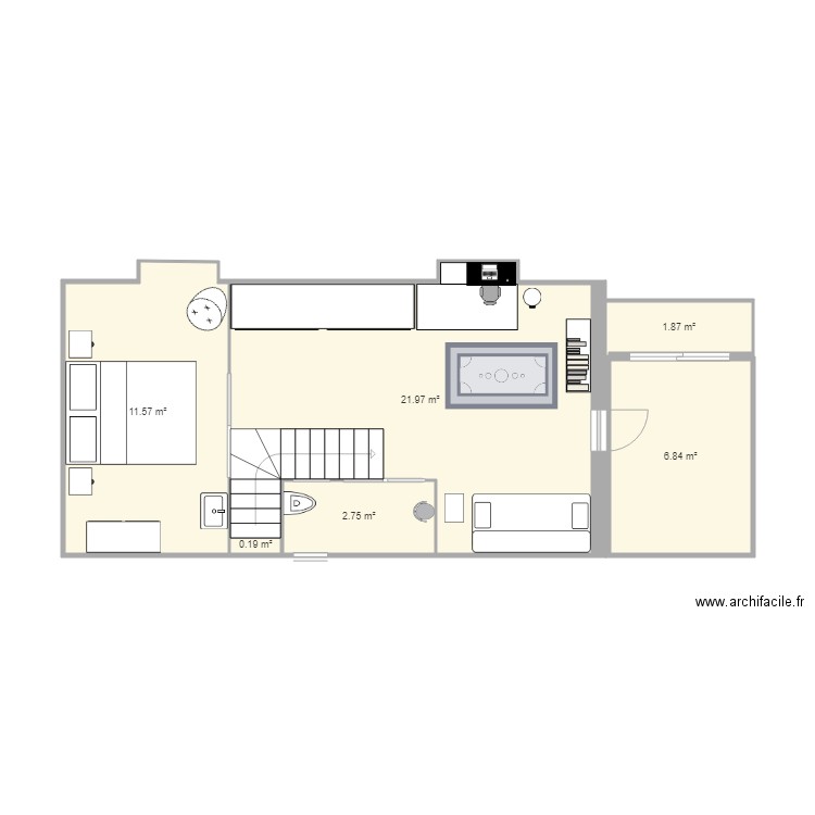 05 PENMARCH HAUT PLEIN. Plan de 0 pièce et 0 m2