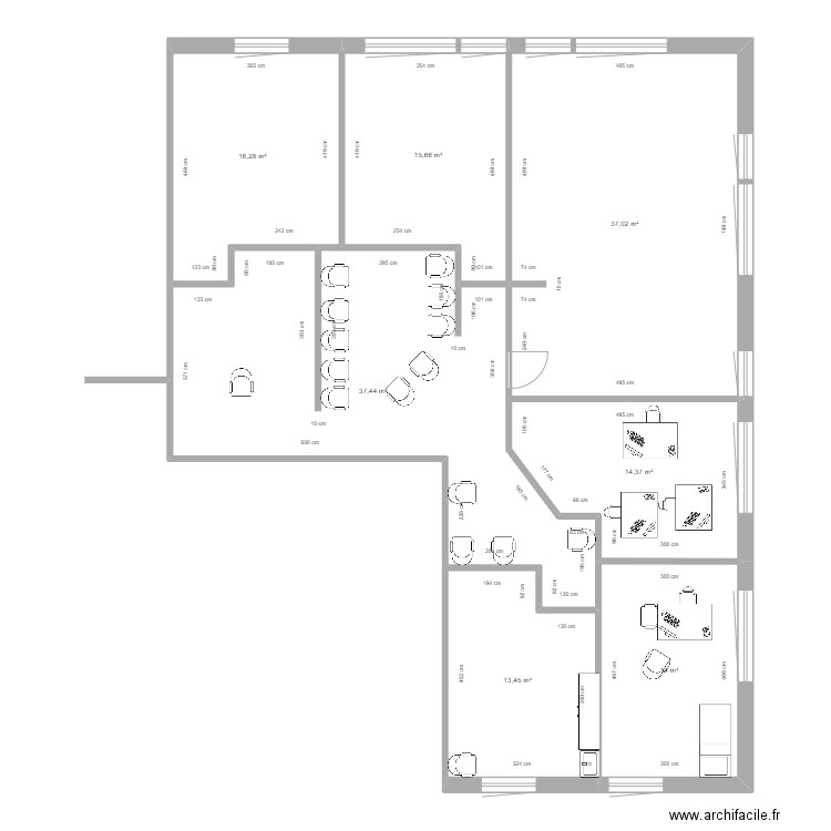 Dr Cambournac ES 3 v3. Plan de 7 pièces et 148 m2