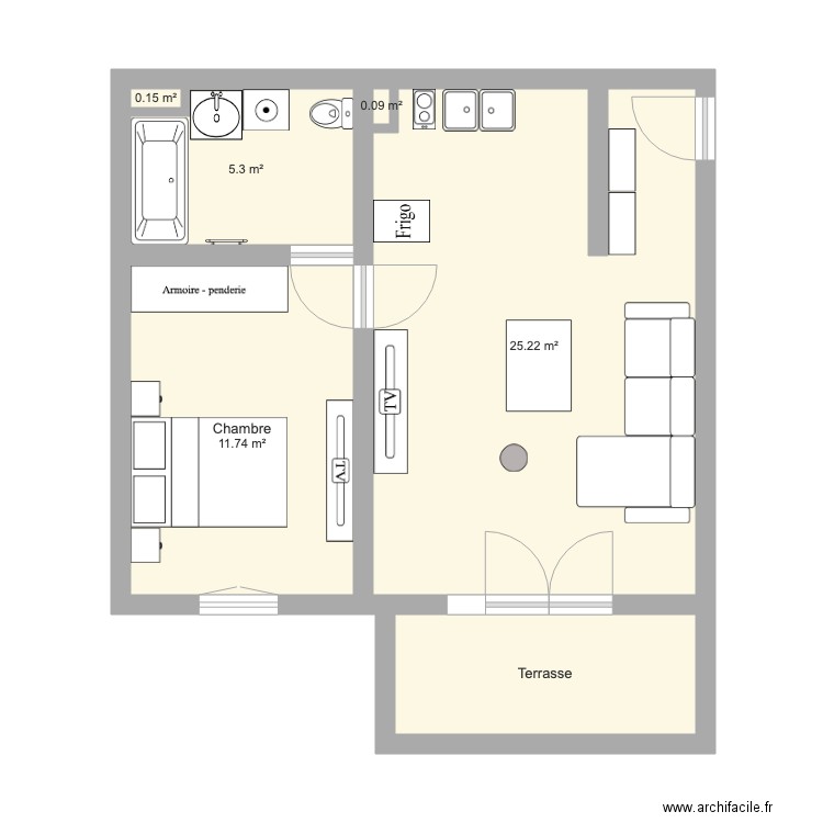 APPARTEMENT NEW. Plan de 0 pièce et 0 m2